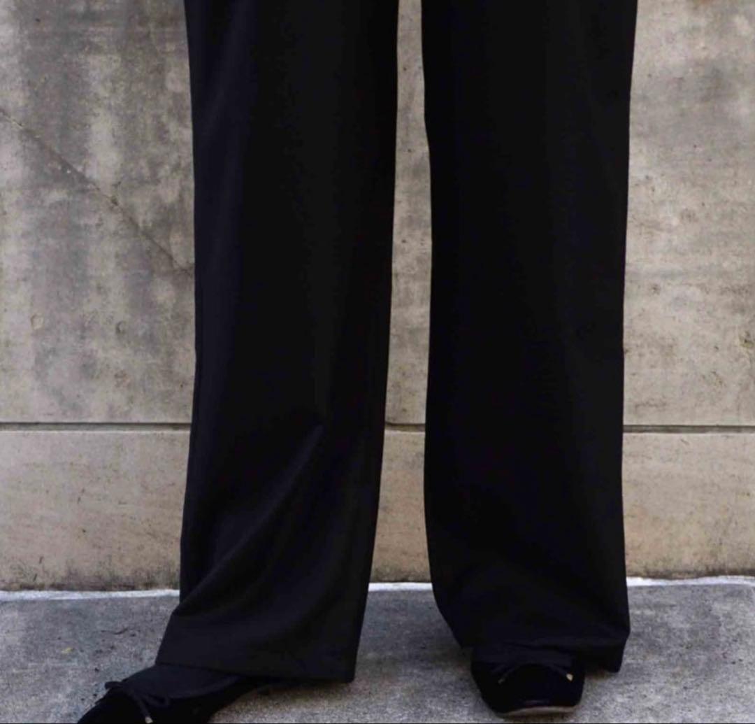 新品　ドゥファミリィ　ツイルタックイージーパンツ　ブラック