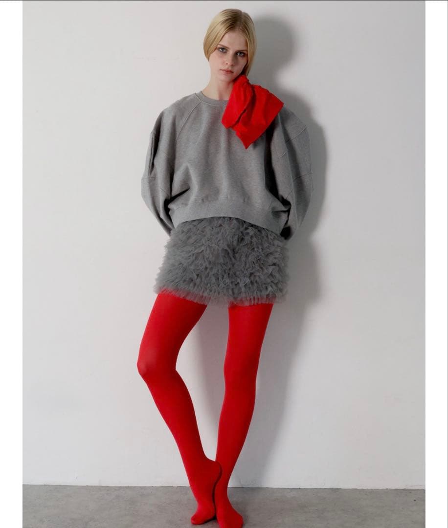 【未使用に近い】AMOMMA PUFF SLEEVE SWEAT裏起毛