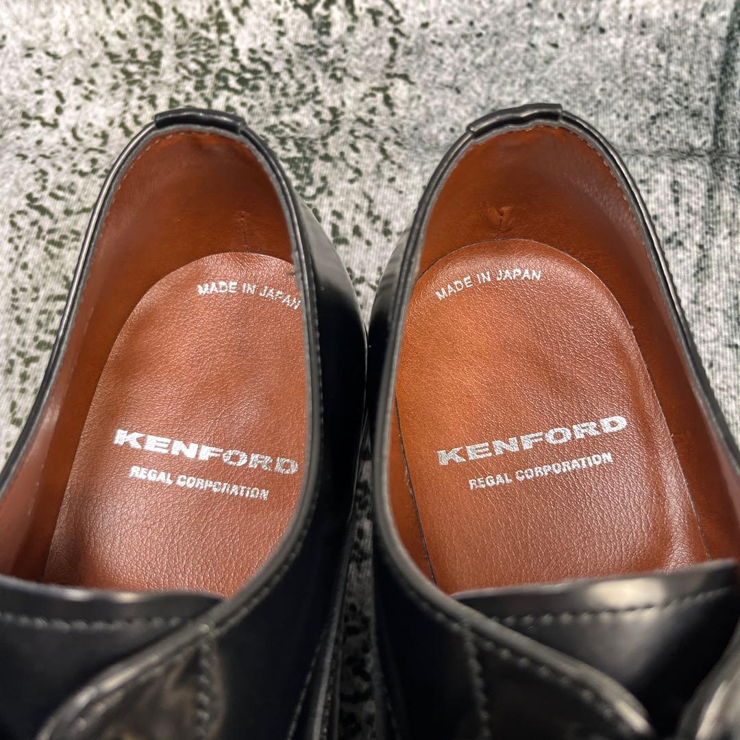 新品同様 ケンフォード KB48 ストレートチップ ブラック