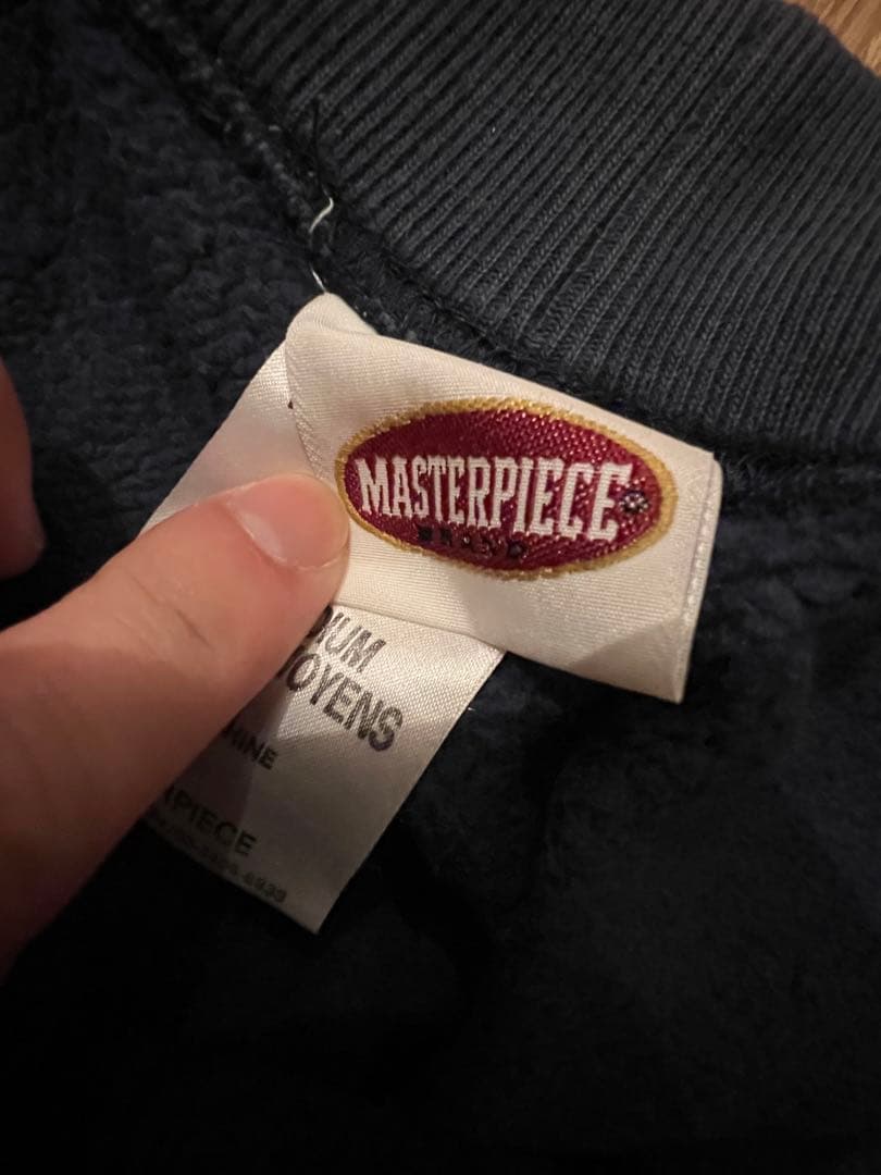 Masterpiece ストライプ セットアップ　パーカーL スウェットM