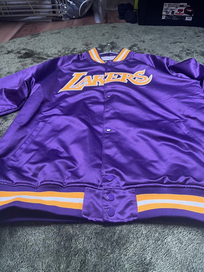 【正規品】Mitchell & Ness Lakers スタジャン NBA公式