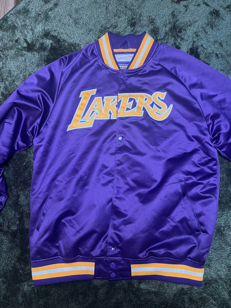 【正規品】Mitchell & Ness Lakers スタジャン NBA公式
