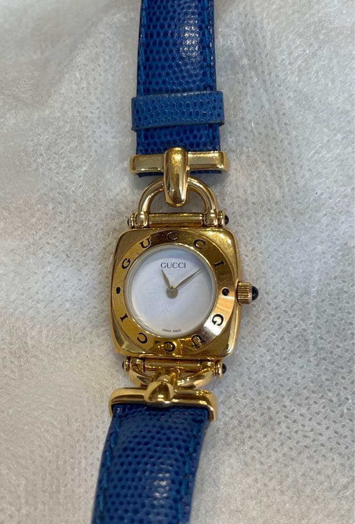 専用⭐︎グッチ GUCCI ホースビット 革ベルト ゴールド レディース 腕時計