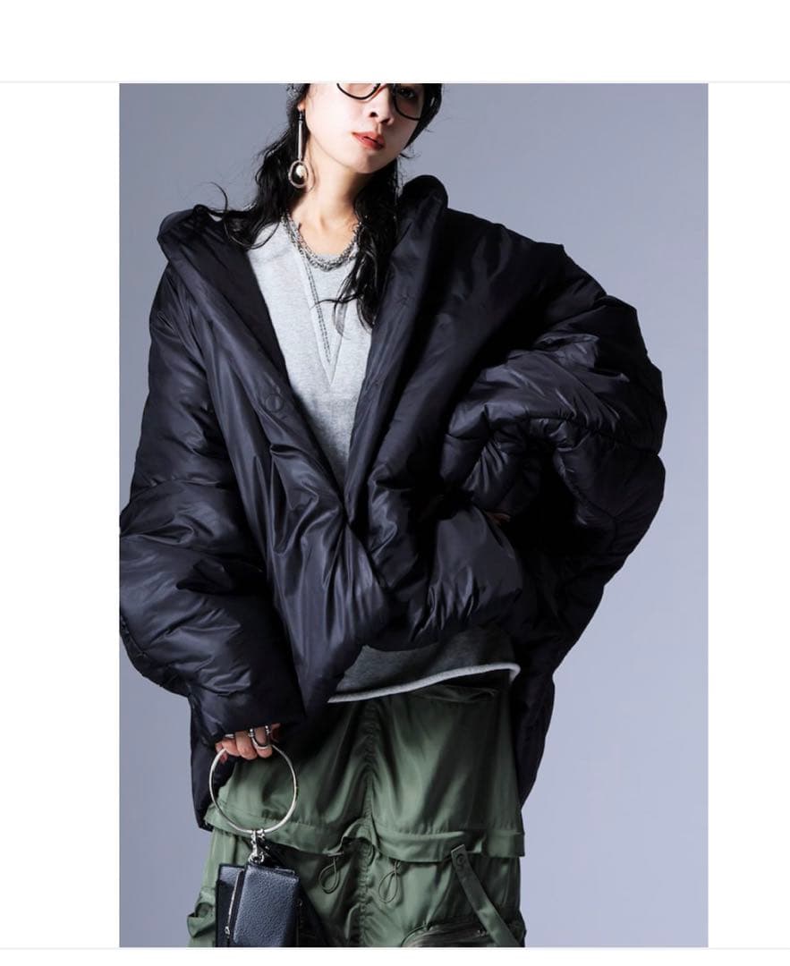 アンティカ　antiqua ドルマン中綿ジャケット　未使用　タグ付き