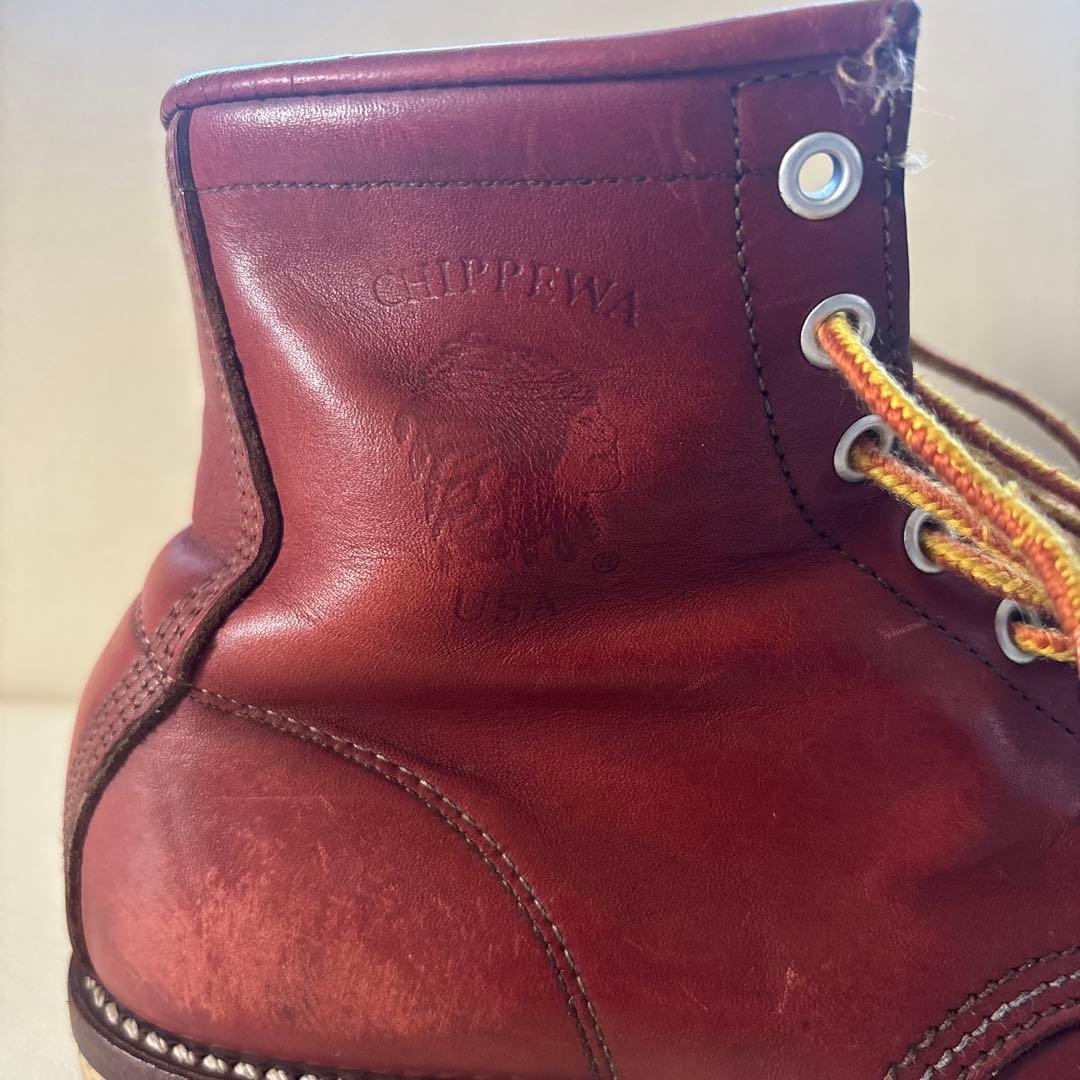 VINTAGE チペワ モックトゥブーツ 8.5インチ メイドインUSA