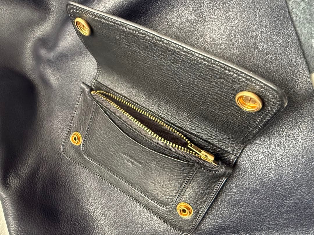 激シボ【Italy】トラッカーウォレット”14ANY” （真鍮ver.)