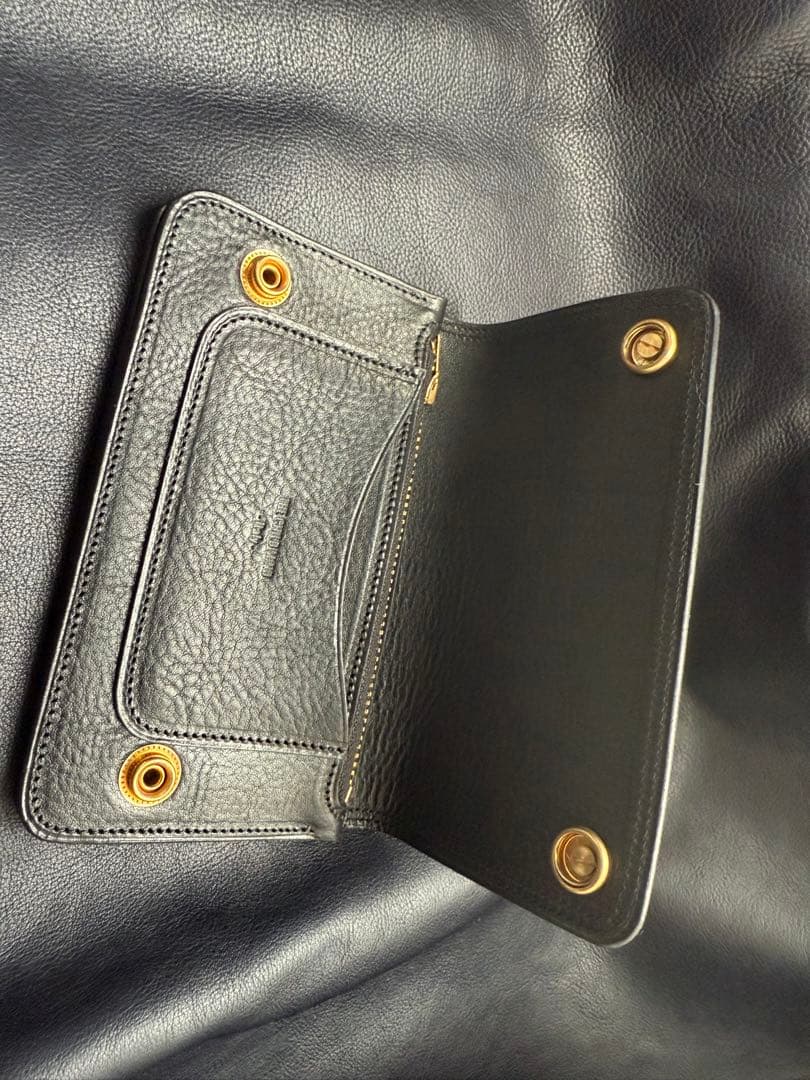 激シボ【Italy】トラッカーウォレット”14ANY” （真鍮ver.)