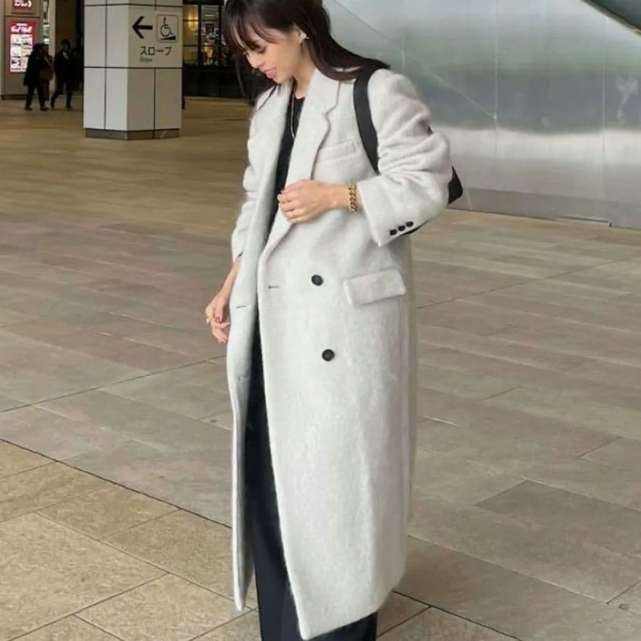 ETRETOKYO 正規品 ウールシャギーチェスターコート