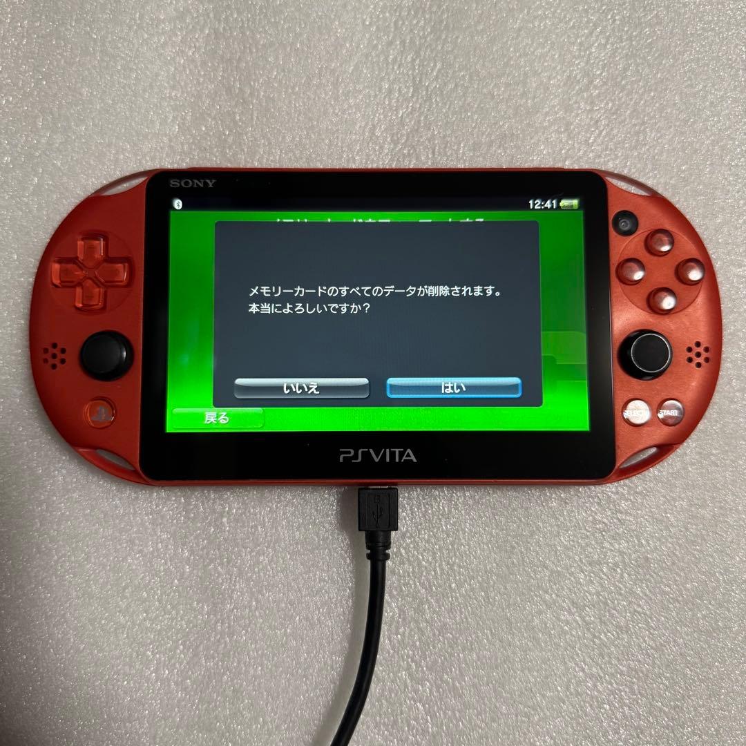 SONY PSVita PCH-2000 メタリック・レッド ZA26
