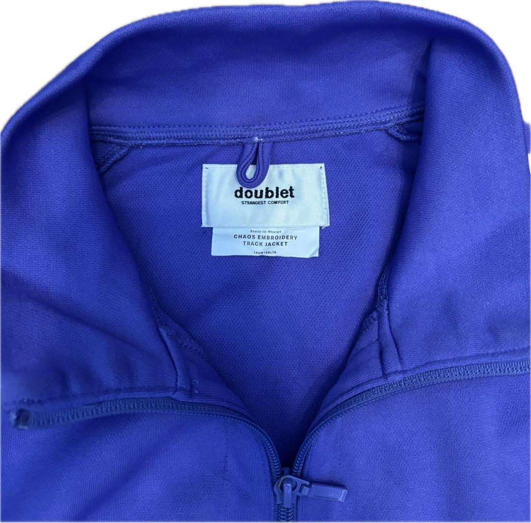 トップス doublet CHAOS EMBROIDERY TRACK JAKET