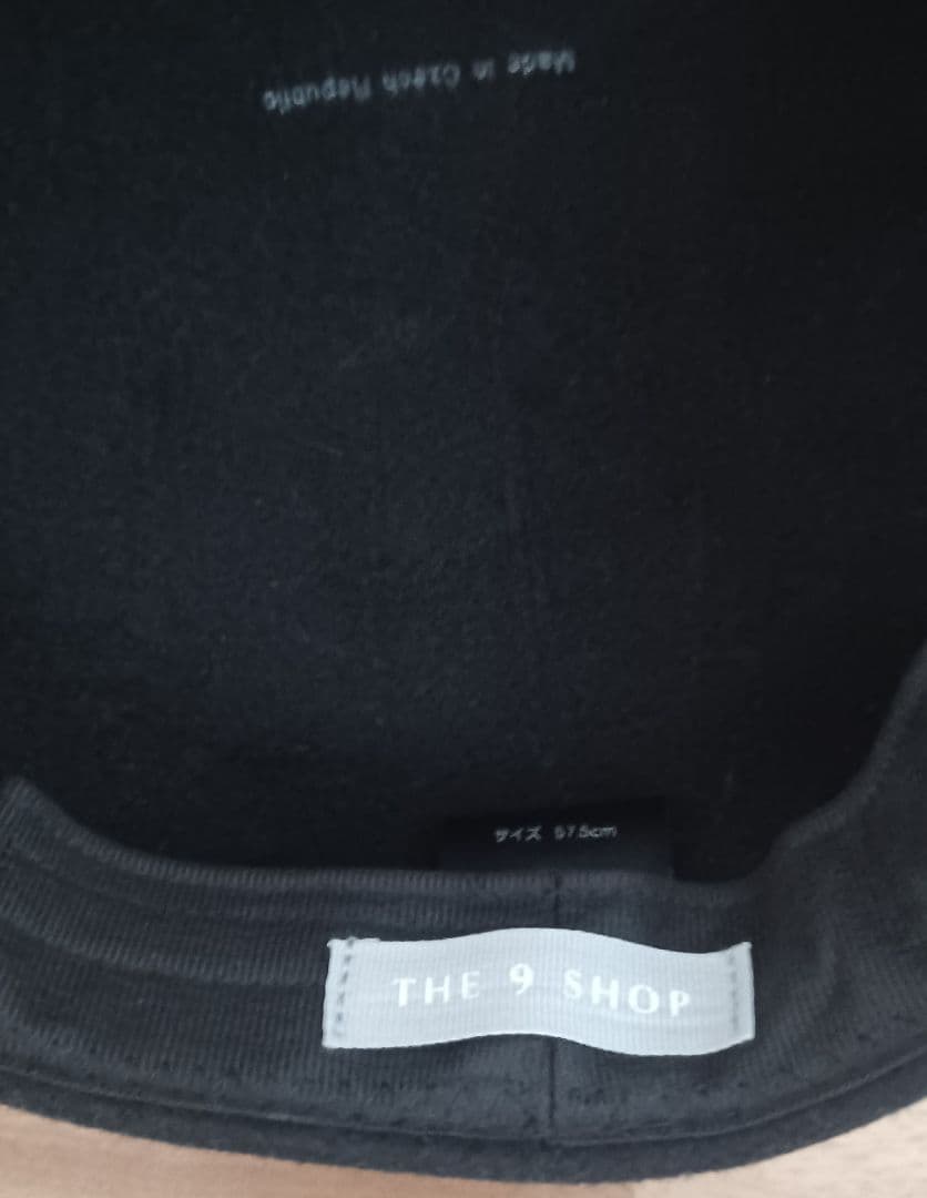 THE9SHOP Oboshi 黒　ハット