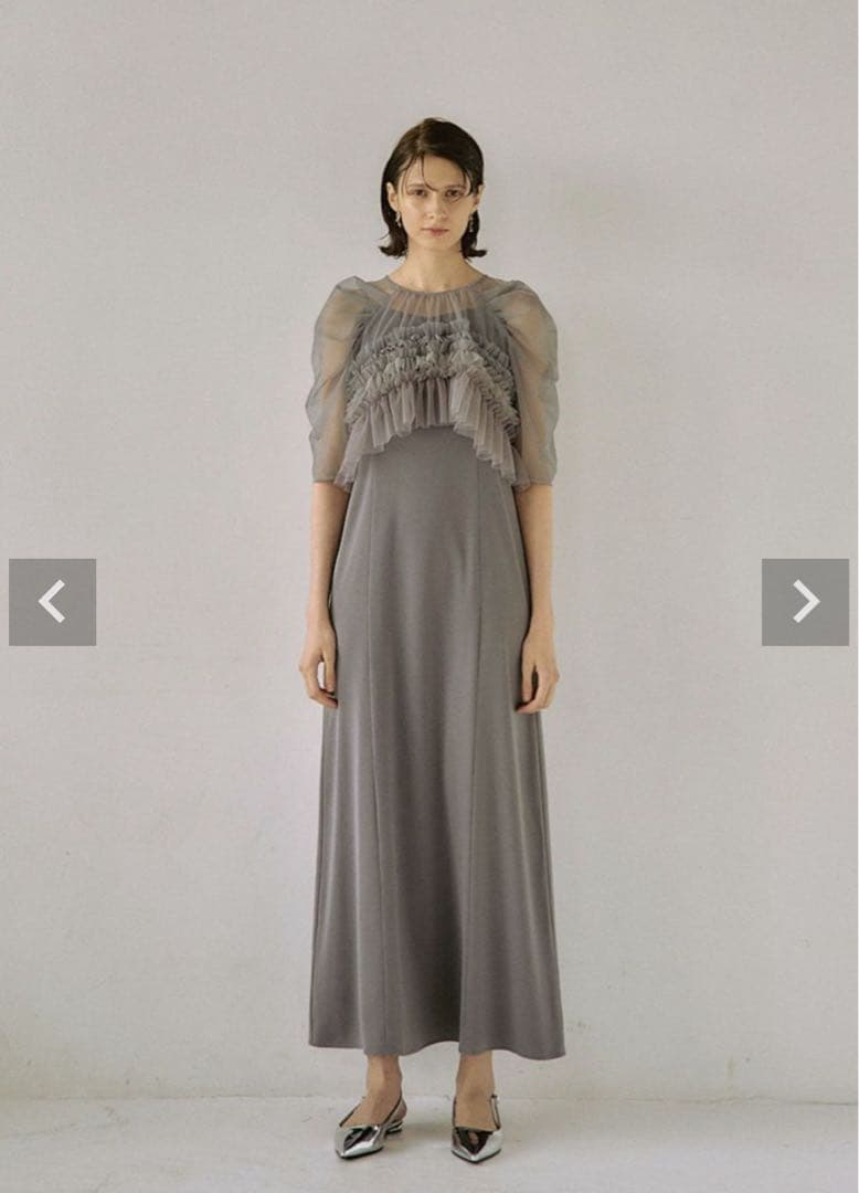 値引き交渉可　LE’RURE Ruffletulleairydress リルアー