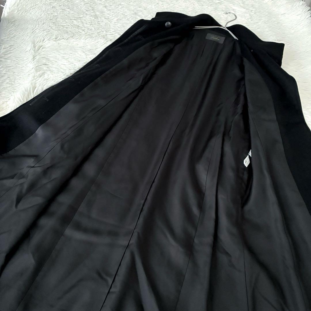 割引済み⭐︎Leilian カシミヤ100% スタンドカラー　比翼　ロングコート