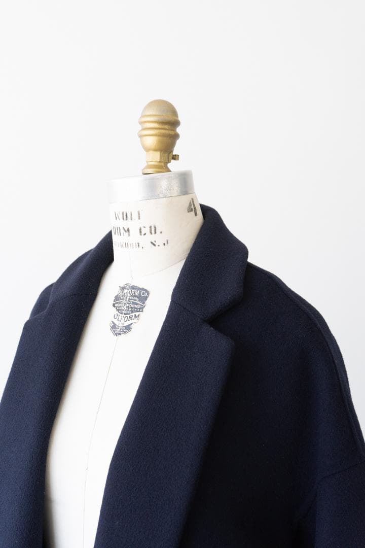 ENFOLD エンフォルド ウール レーヨン チェスターコート