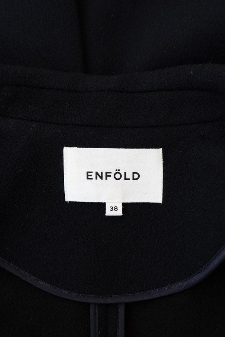 ENFOLD エンフォルド ウール レーヨン チェスターコート