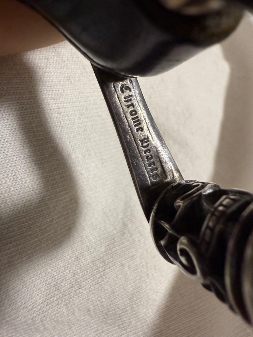 クロムハーツ（原本無）ケルティックローラーレザーベルト38インチ