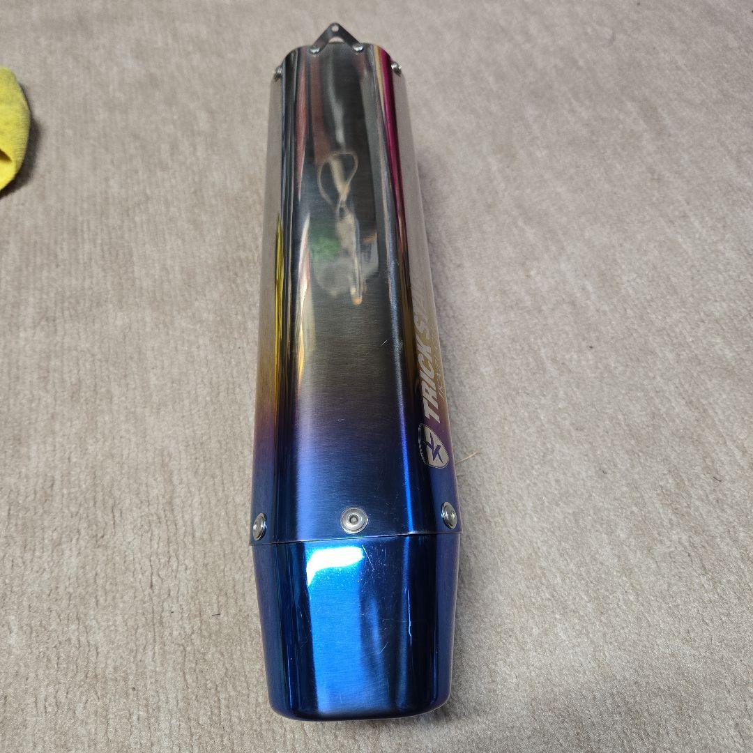 TRICK STAR イカズチマフラー　取り付けバンド付き