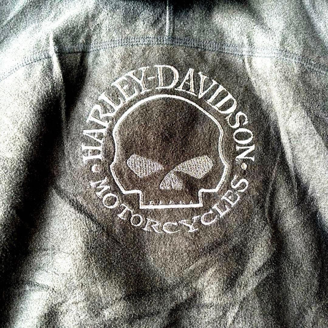 Harley-Davidson フード付きジャケット ブラック　春、夏、秋に