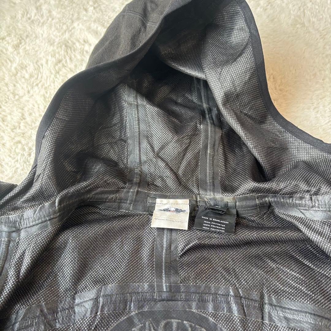 Harley-Davidson フード付きジャケット ブラック　春、夏、秋に