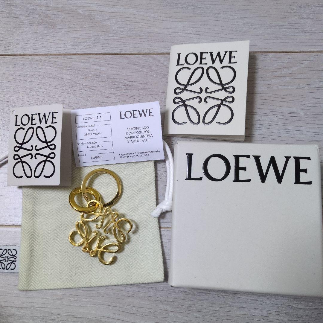 rinakoha12さん専用LOEWEロエベ アナグラムキーリング チャーム