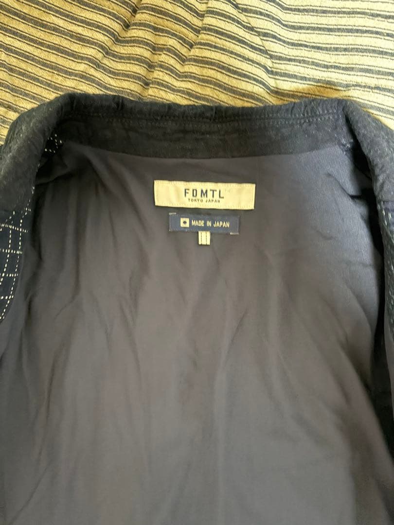 未使用に近いFDMTL ネイビー パッチワーク テーラードJK