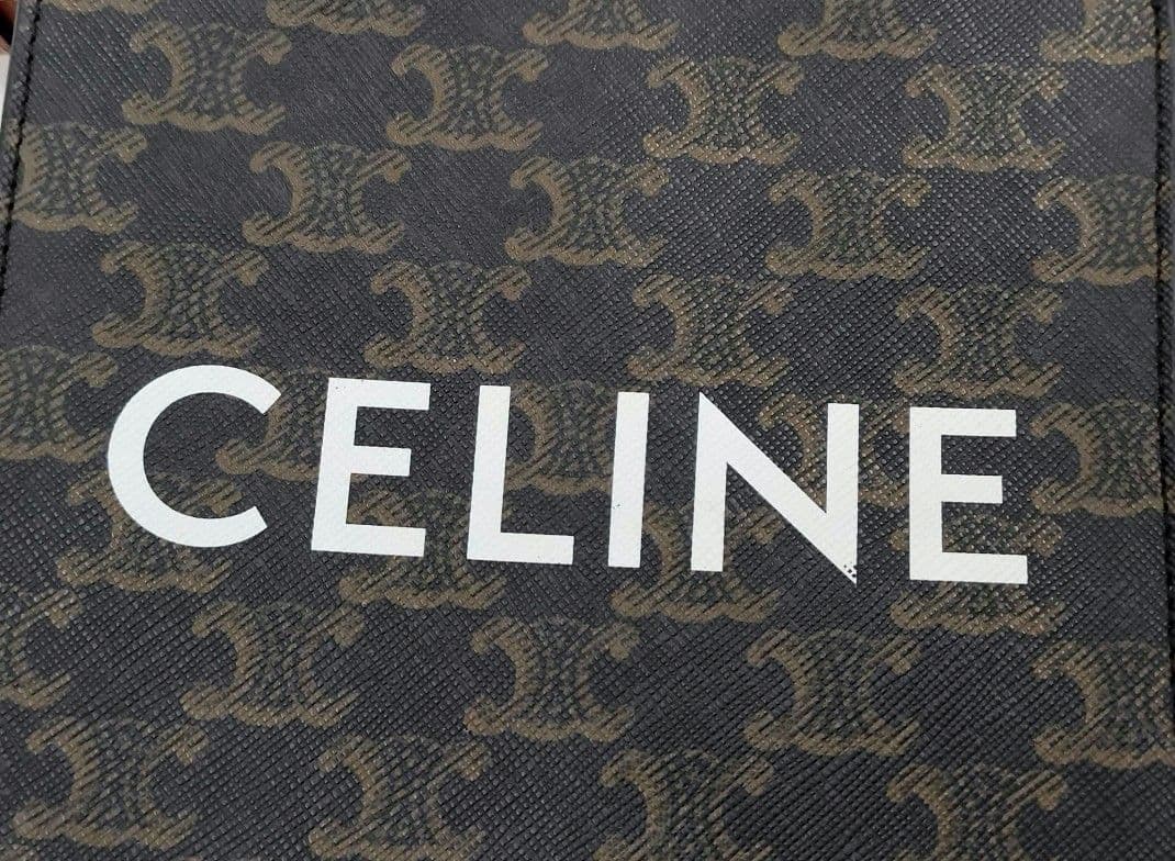 CELINE 　ミニバーティカルカバ　トリオンフ　ショルダーバッグ 　美品