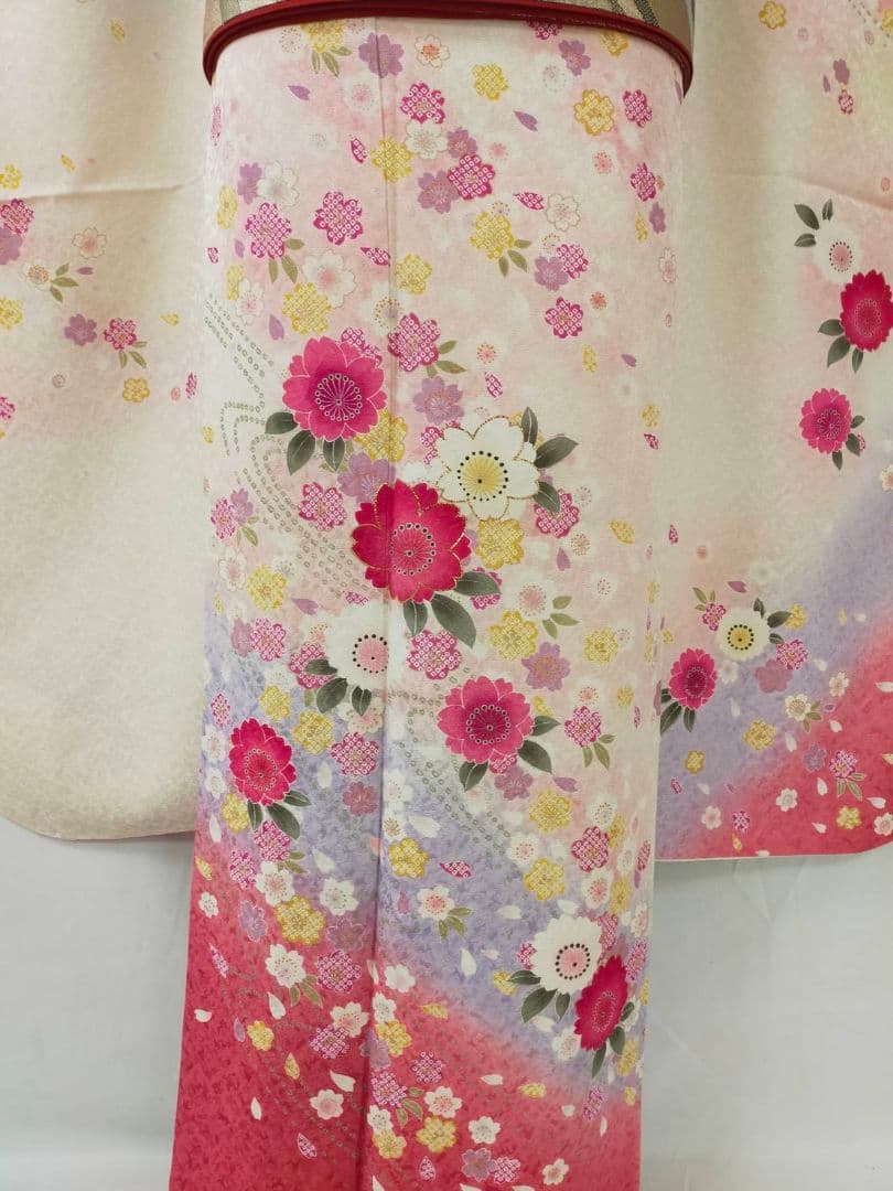 売約済み【Princess- Style】★★正絹　振袖セット(振袖長襦袢)★★