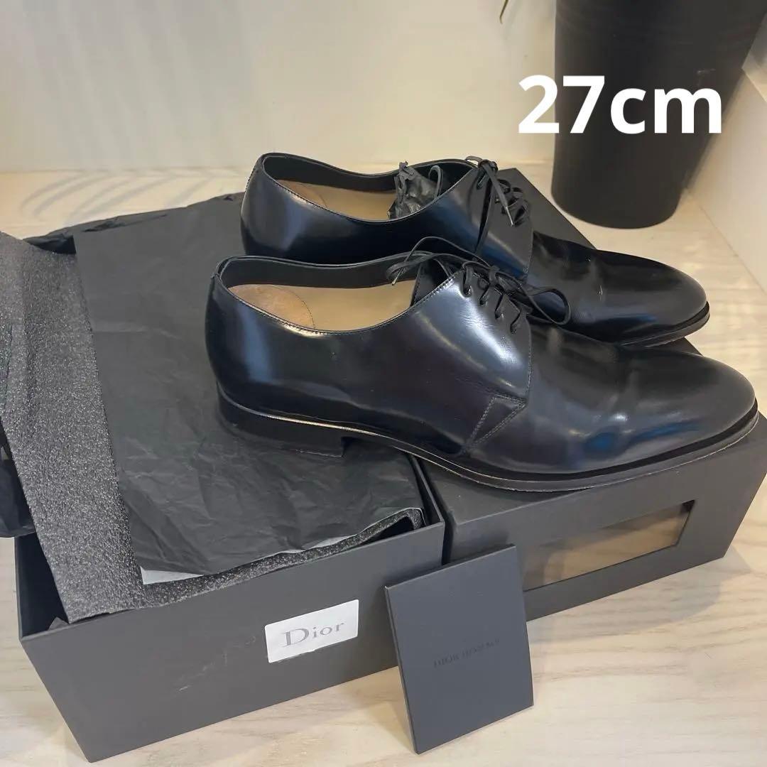 Dior HOMME パテントレザー ドレスシューズ黒 43(27cm)エナメル