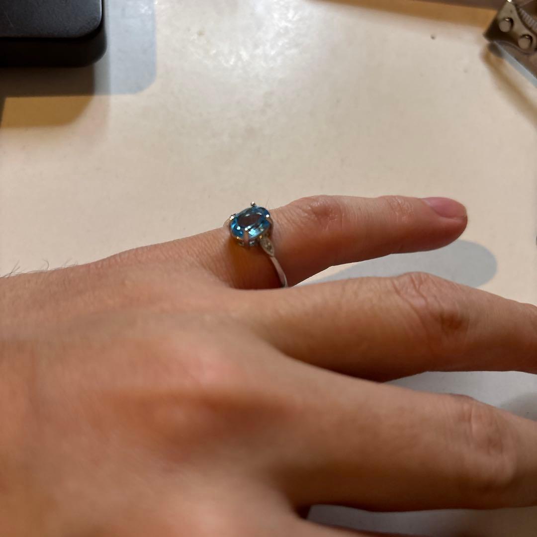 ブルートパーズさんの指輪たん！