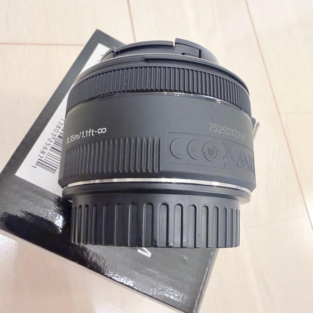 美品★ Canon EF50mm F1.8 STM 単焦点レンズ★フィルター付