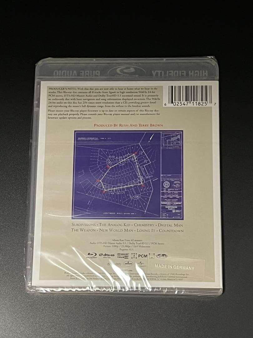 ラッシュ/シグナルズ Rush【高音質Blu-ray Audio・新品未開封】