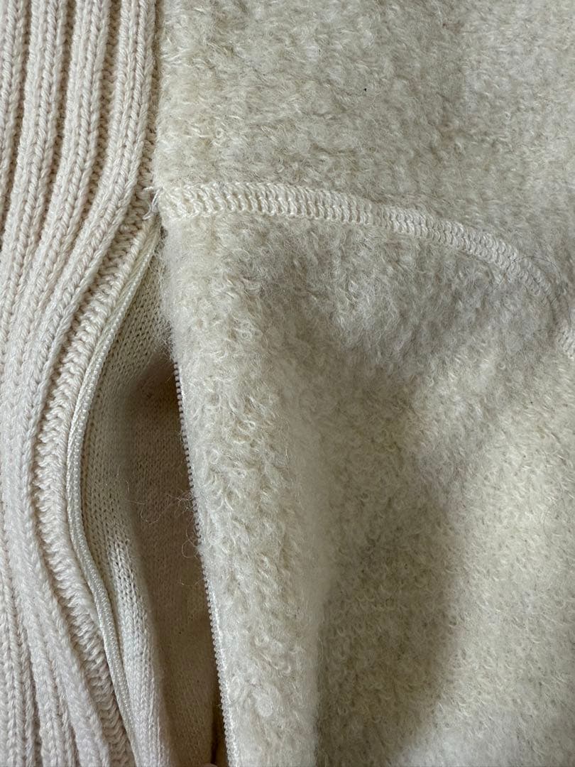 WAAC ボアベスト　ジャケット サイズ2 アイボリー