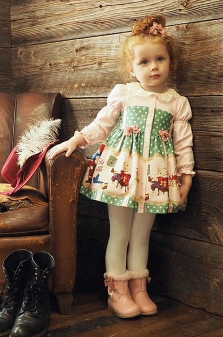 Shirley Temple ロングブーツキャットワンピース 110cm