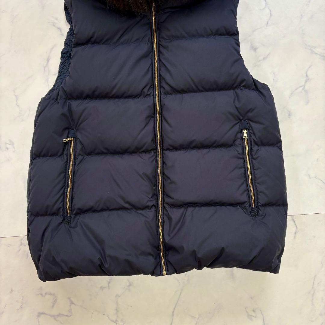 極美品 nanouniverse BASE LIMONTA ダウンベスト M 黒