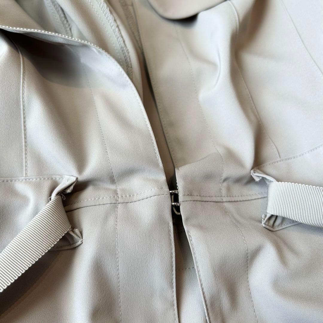 フォクシーニューヨーク 丸襟 Ａライン トレンチコート ベージュ 38