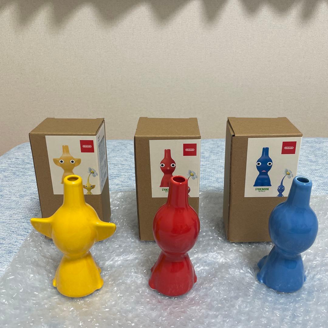 9/3まで値下げ！【新品】ピクミン花瓶&1番くじB賞タオルケット