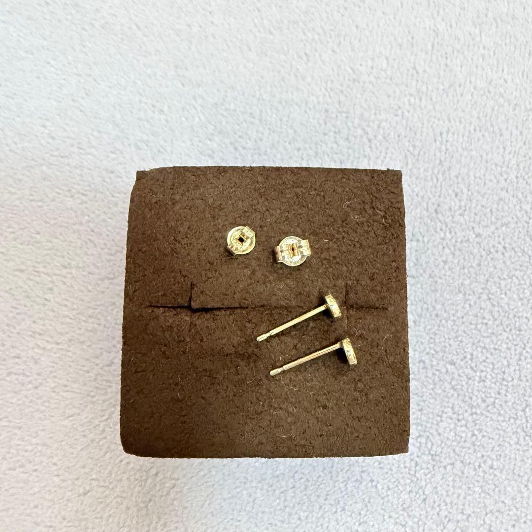 K10ダイヤモンドピアス