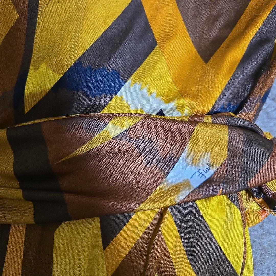 EMILIO PUCCI 幾何学模様 マキシドレス・34