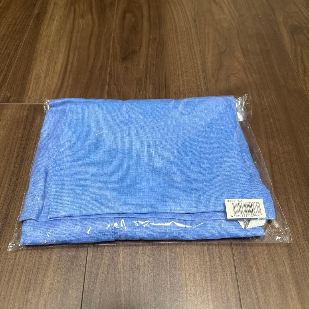 【新品未使用、未開封】タキマキ　エプロン　ブルー