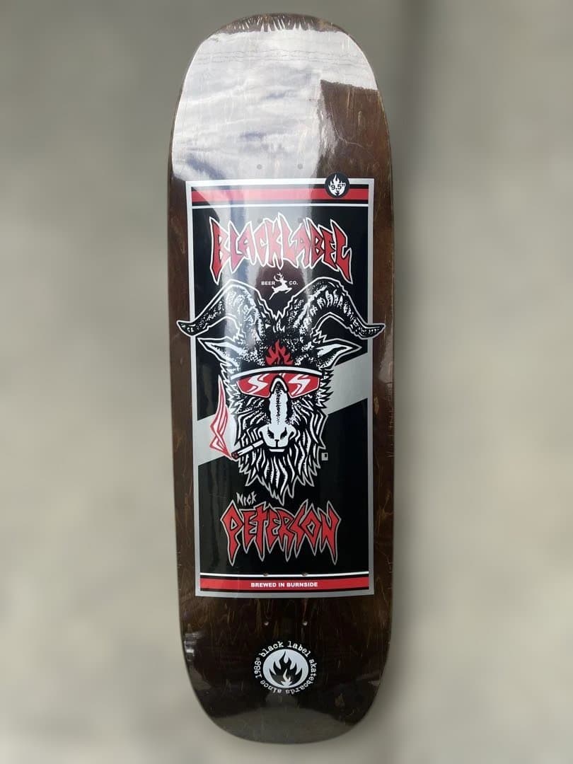 スケートボード Black label Nick Paterson Tagboart shape