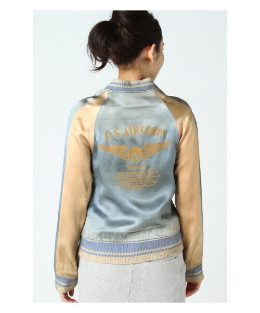 アパルトモン STAMMBAUM リバーシブル スカジャン ヴィンテージ加工