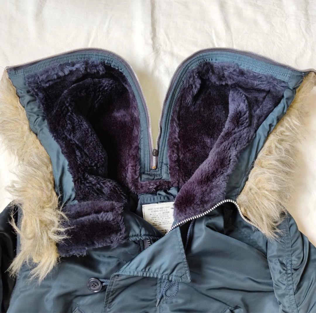 90s アメリカ製 アルファalpha N2-B フライトジャケット N2B M