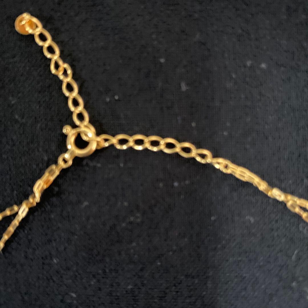 K18（YG） フロントデザインネックレス