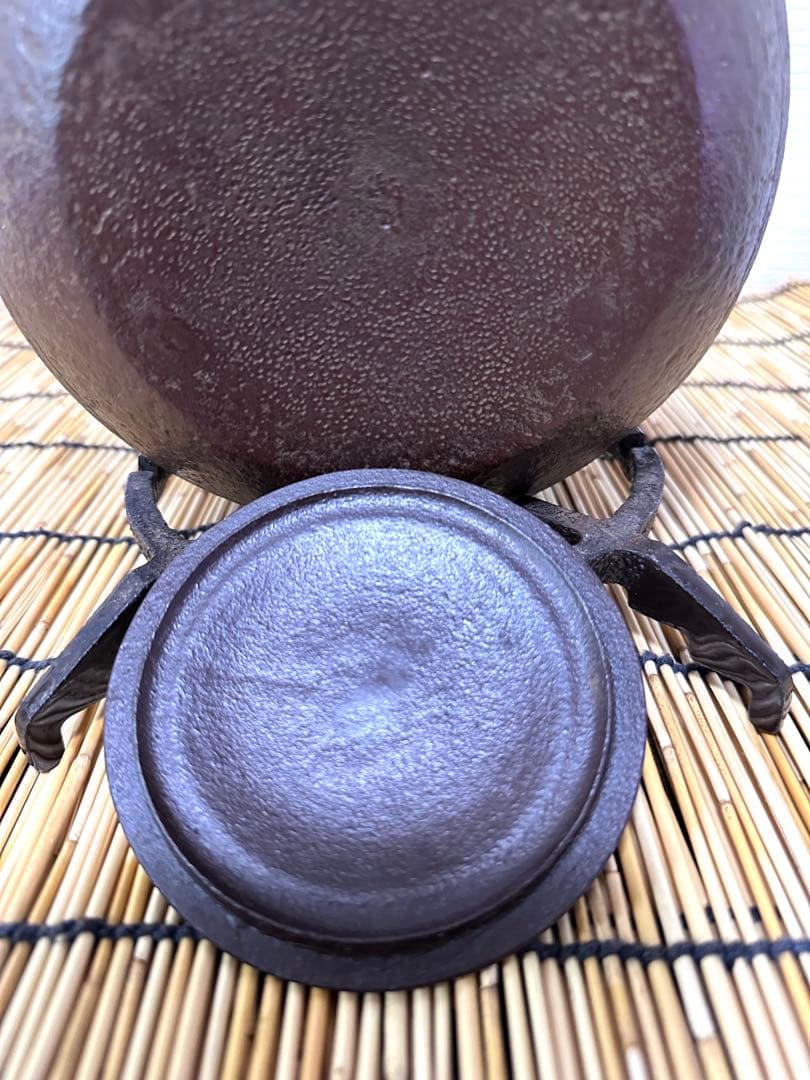 未使用品、供箱付　岩手県奥州水沢幸工芸　現代の名工 佐藤勝久造　丸平型糸目波文