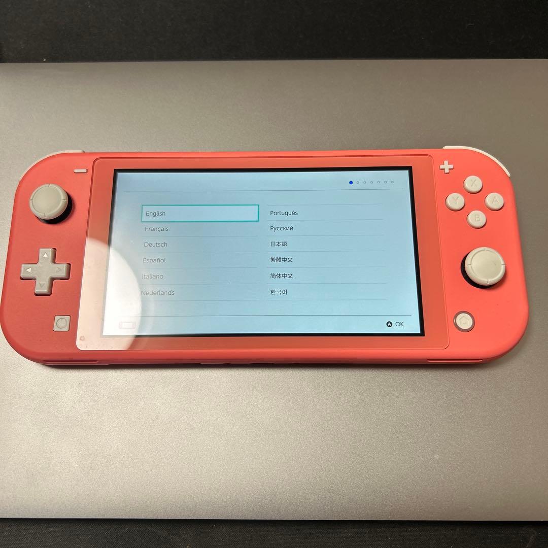 【純正AC付】Nintendo Switch Lite ピンク