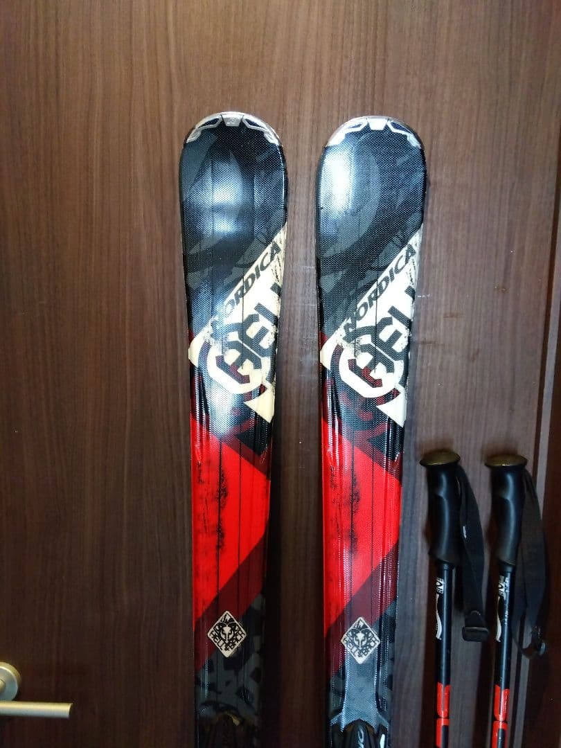 【ハイエンド】NORDICA/学生・メンズ用/スキーセット/メンテ・WAX済み✔