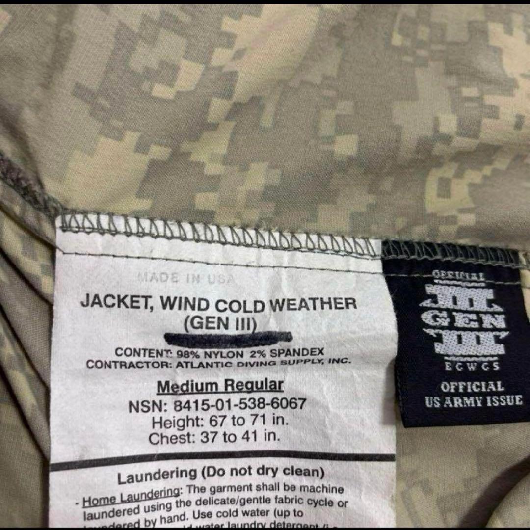 米軍　実物　JACKET WIND COLD WEATHER GENIII M