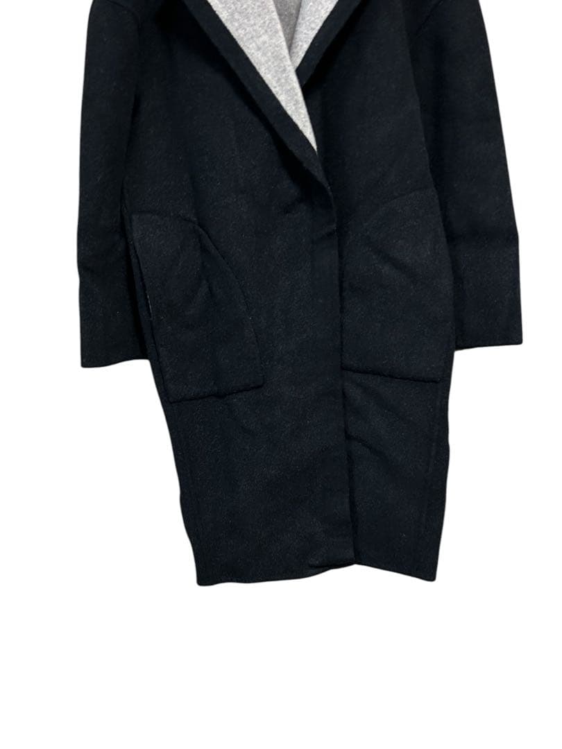 C6539【ADORE】 リバーシブル チェスターコート ウール カシミヤ S