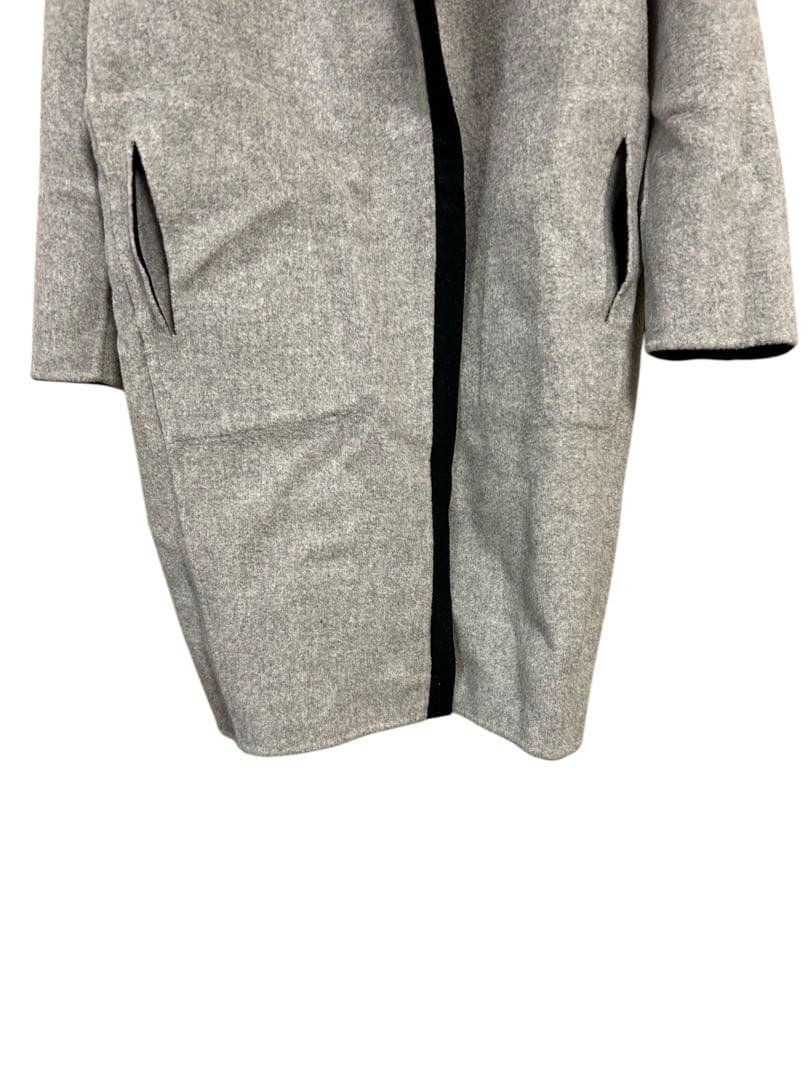 C6539【ADORE】 リバーシブル チェスターコート ウール カシミヤ S