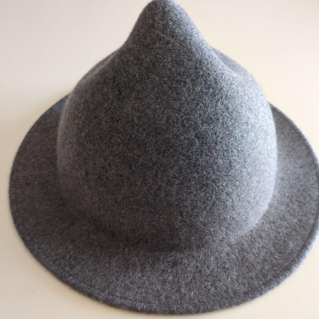 Vivienne Westwoodグレー ウール・フェルト 山型ハット